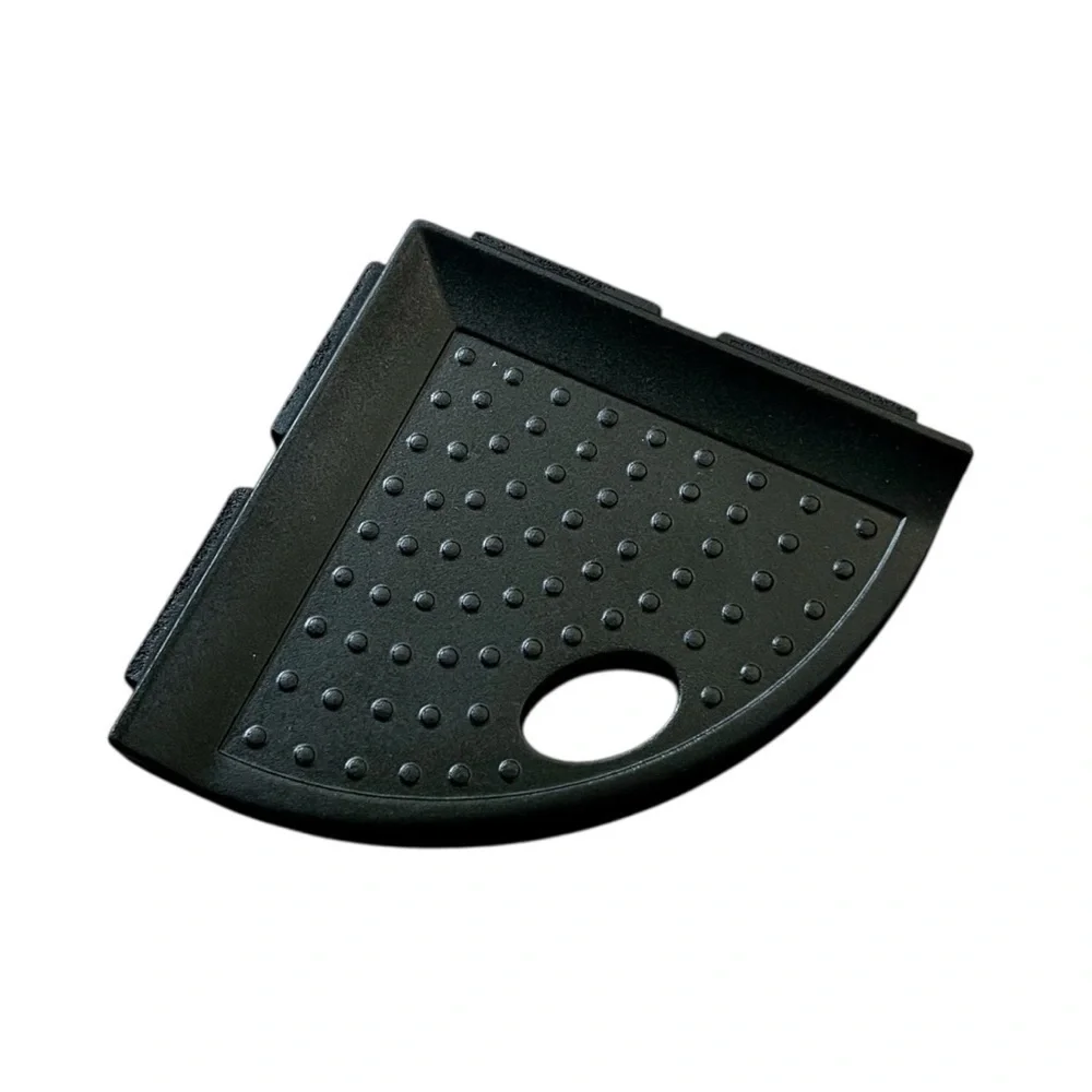 Graphite 5” Corner Footrest with Razor Holder for New Construction Shower NWT